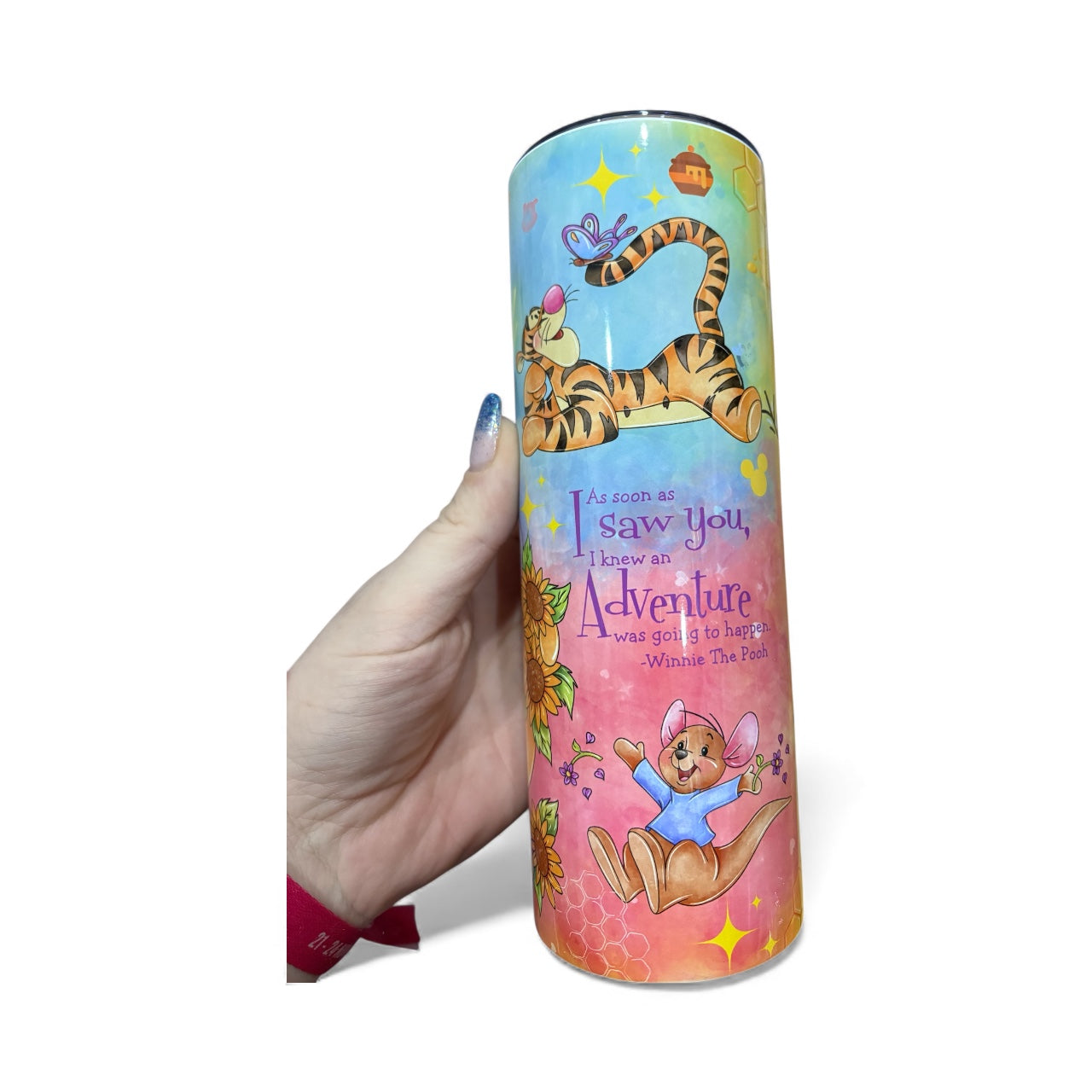 Winnie drinking tumbler