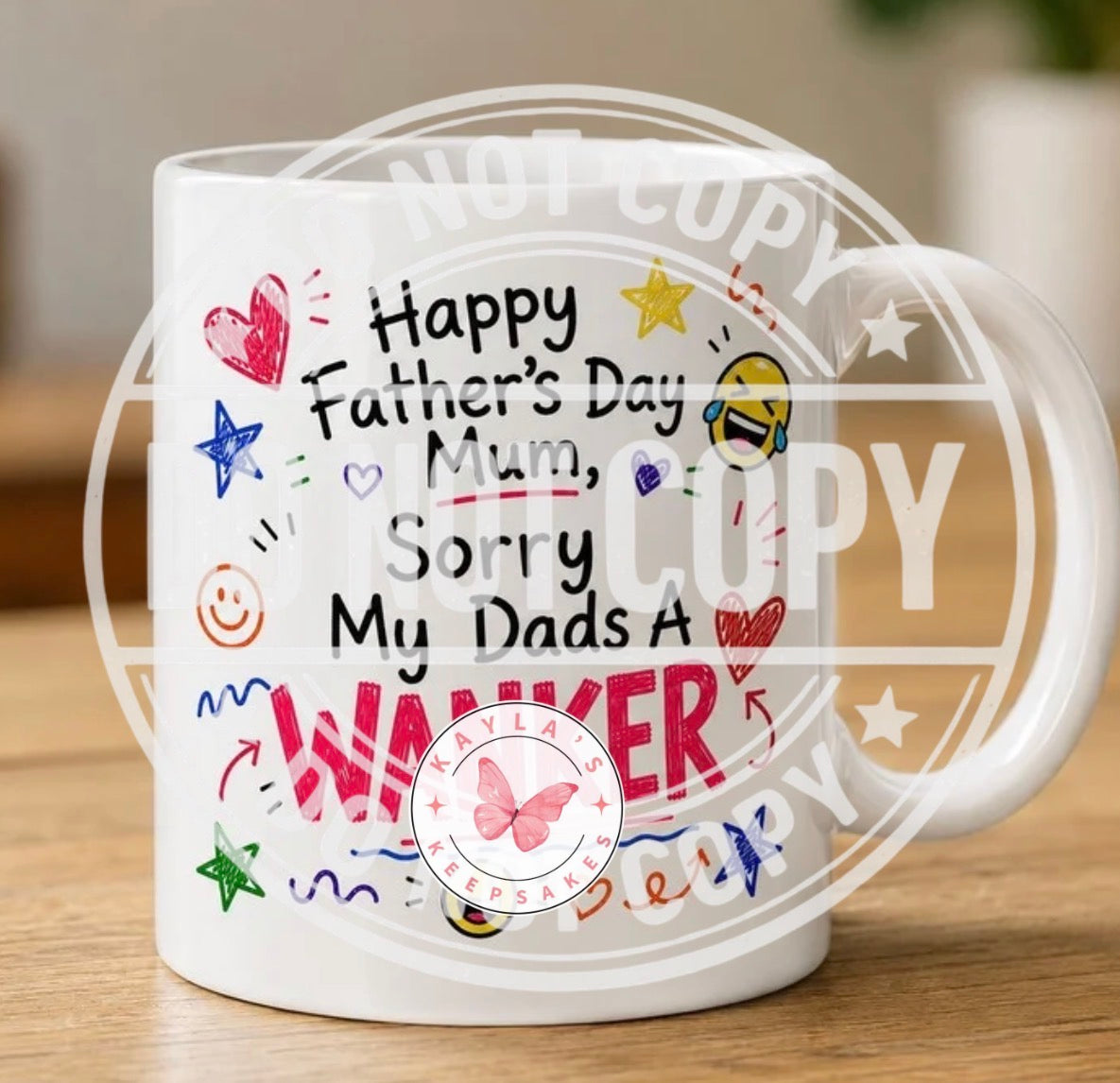Funny/sweary Father’s Day mugs for mums