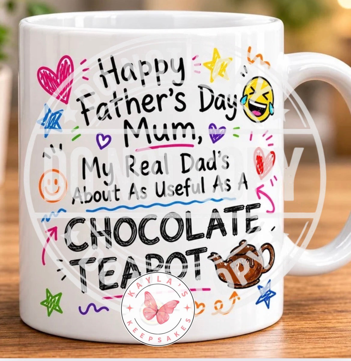Funny/sweary Father’s Day mugs for mums