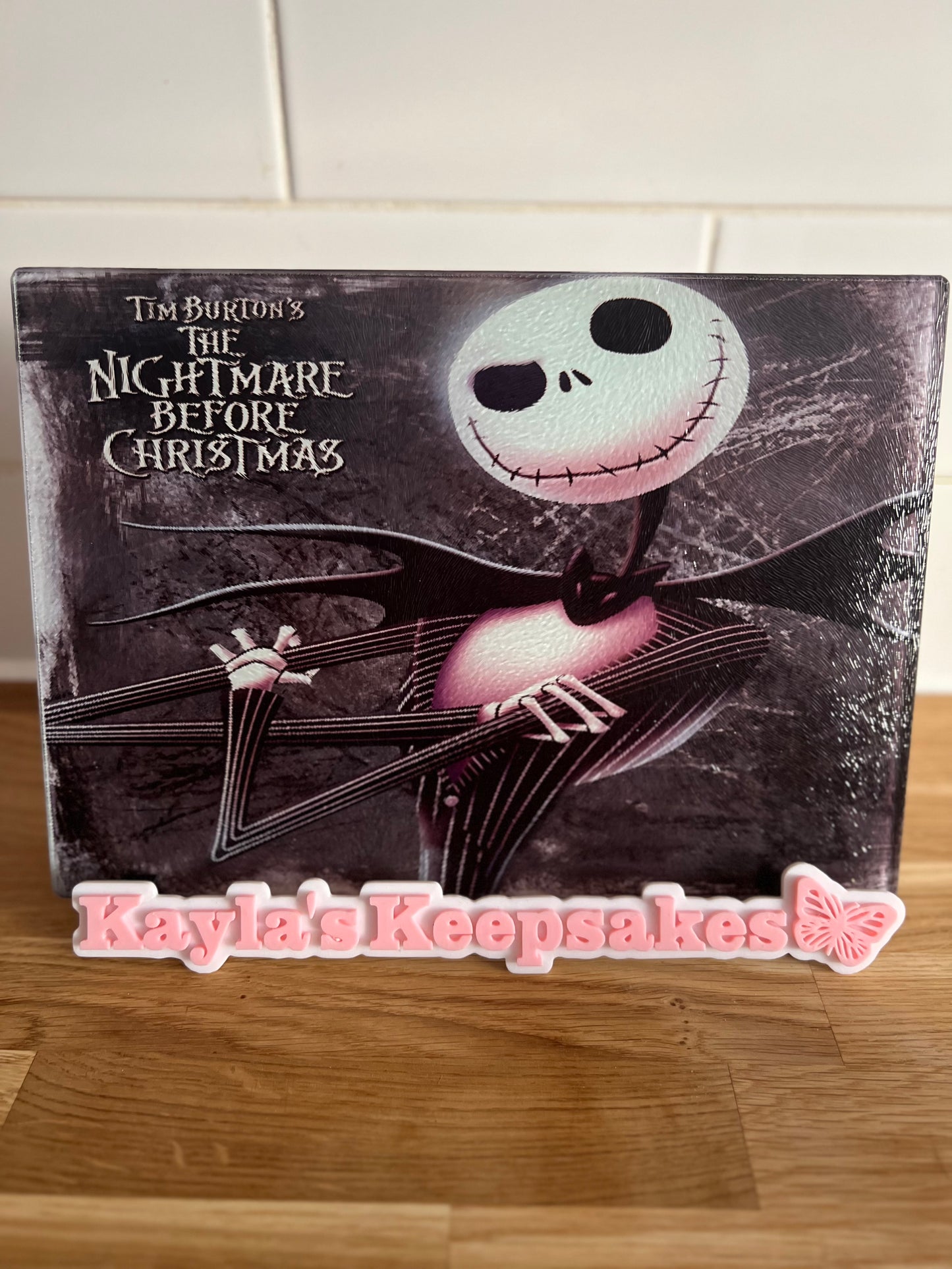 Nightmare before Christmas chopping board