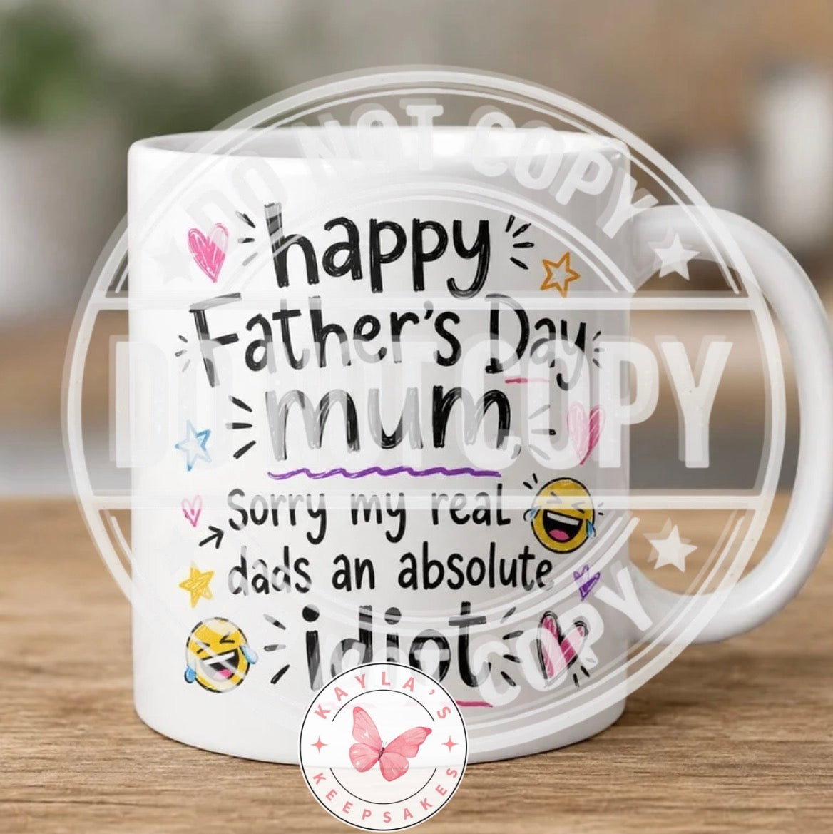 Funny/sweary Father’s Day mugs for mums