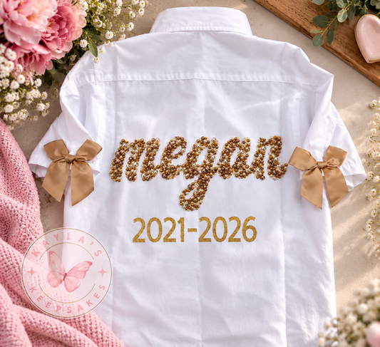 Personalised School Leavers Shirt