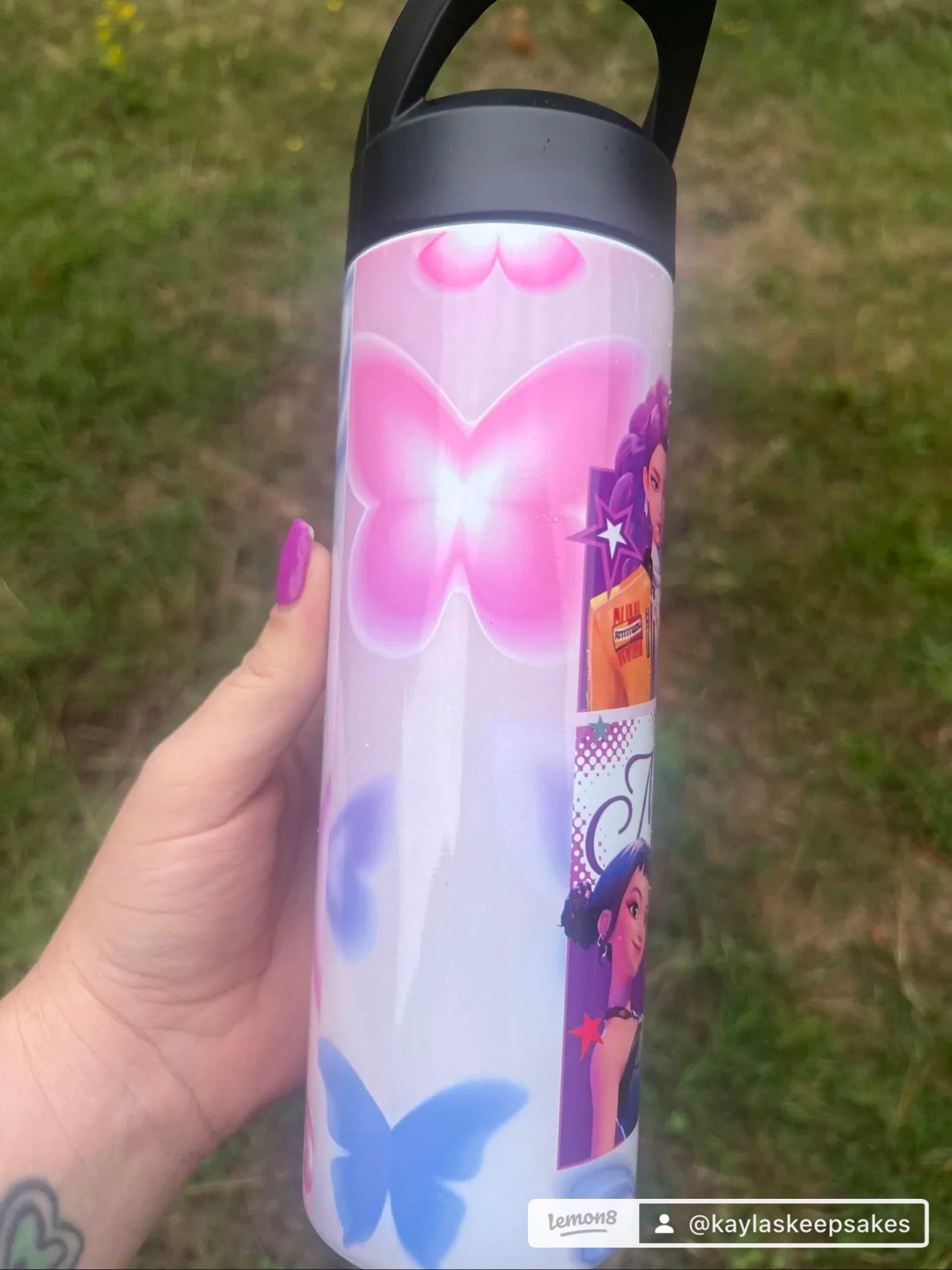 K pop Butterfly girls Tumbler