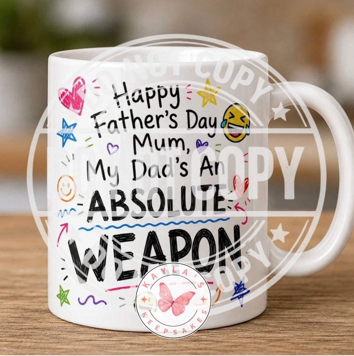 Funny/sweary Father’s Day mugs for mums