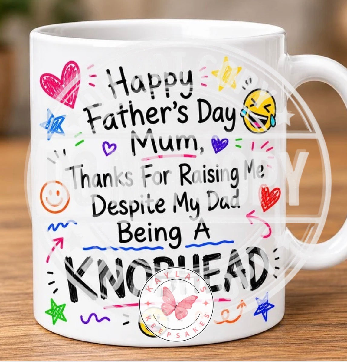 Funny/sweary Father’s Day mugs for mums