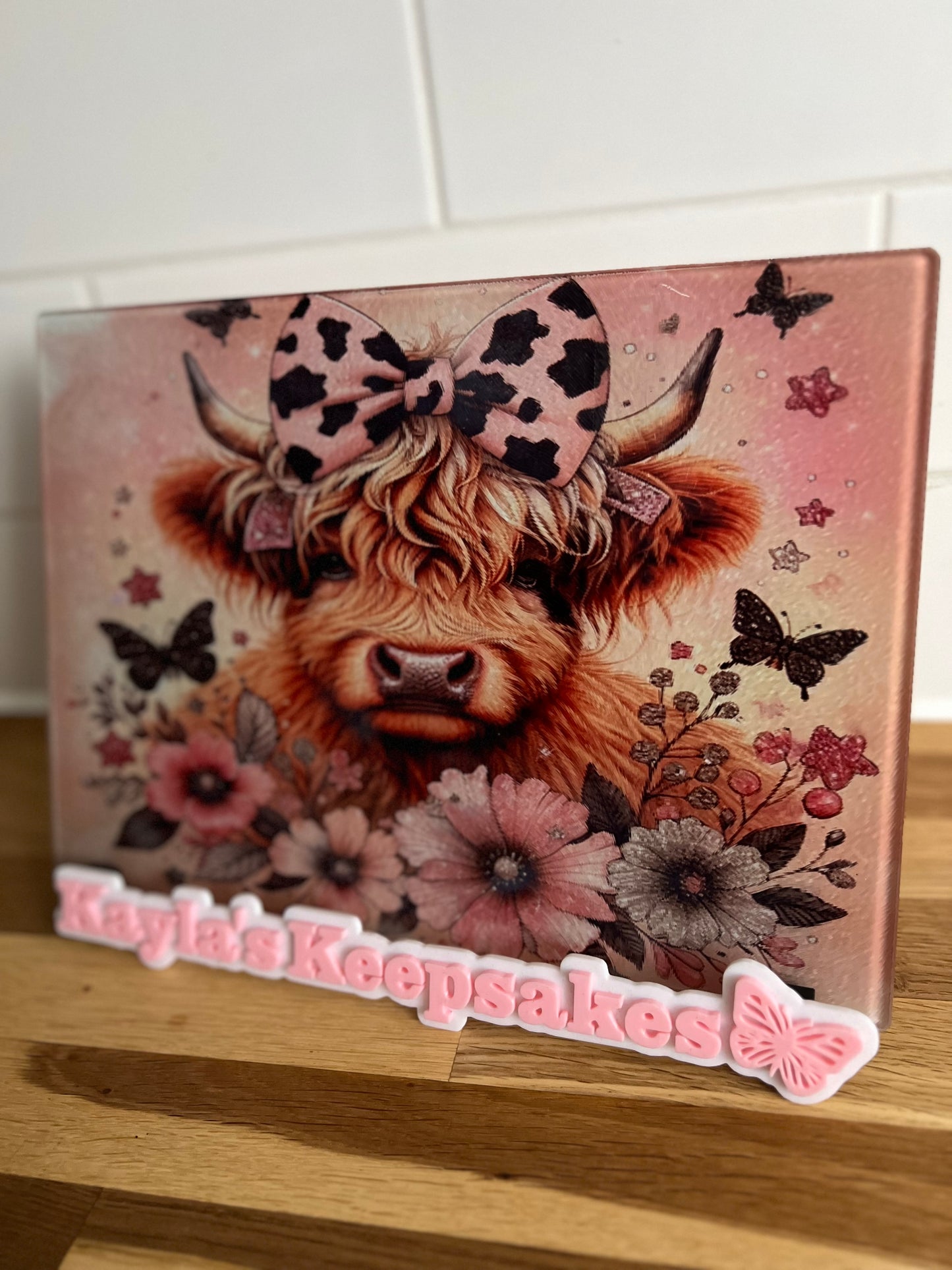 Highland Cow Chopping Board