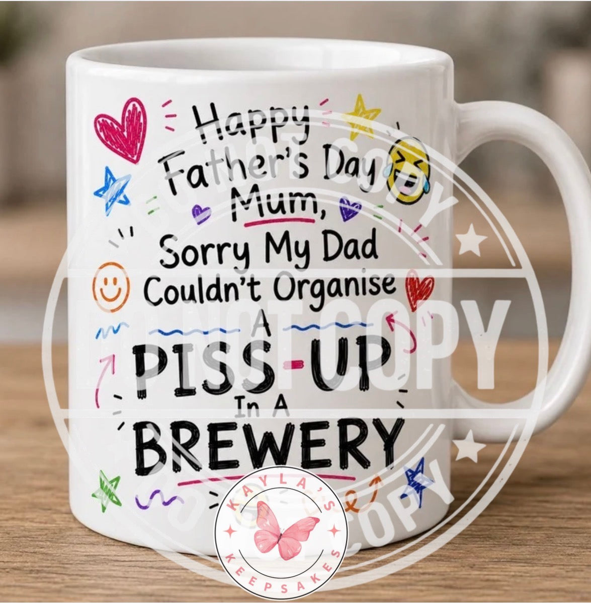 Funny/sweary Father’s Day mugs for mums