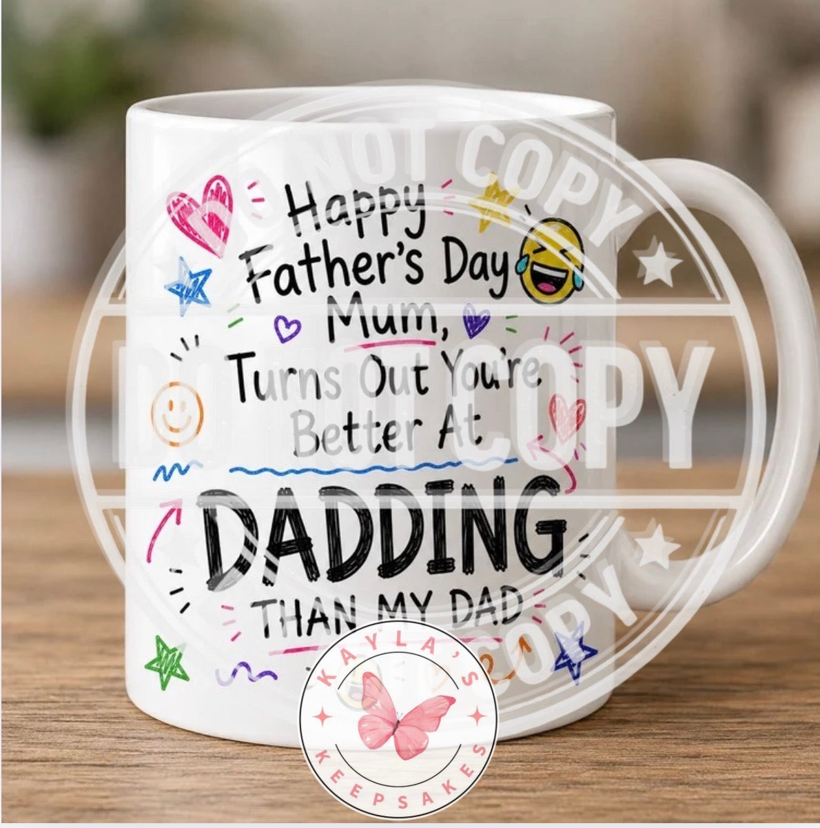 Funny/sweary Father’s Day mugs for mums