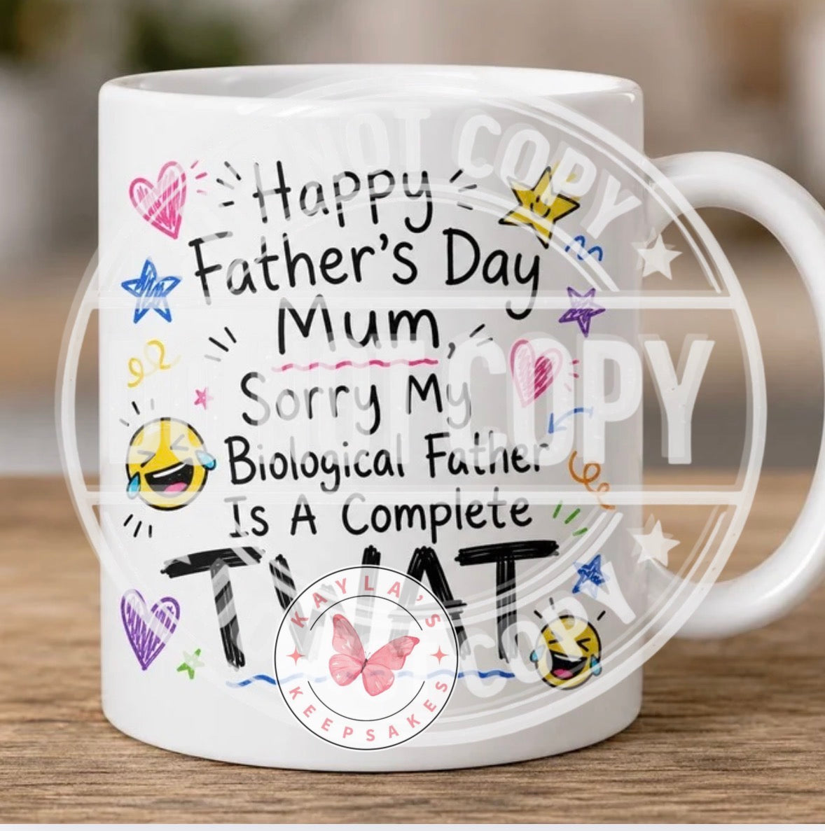 Funny/sweary Father’s Day mugs for mums