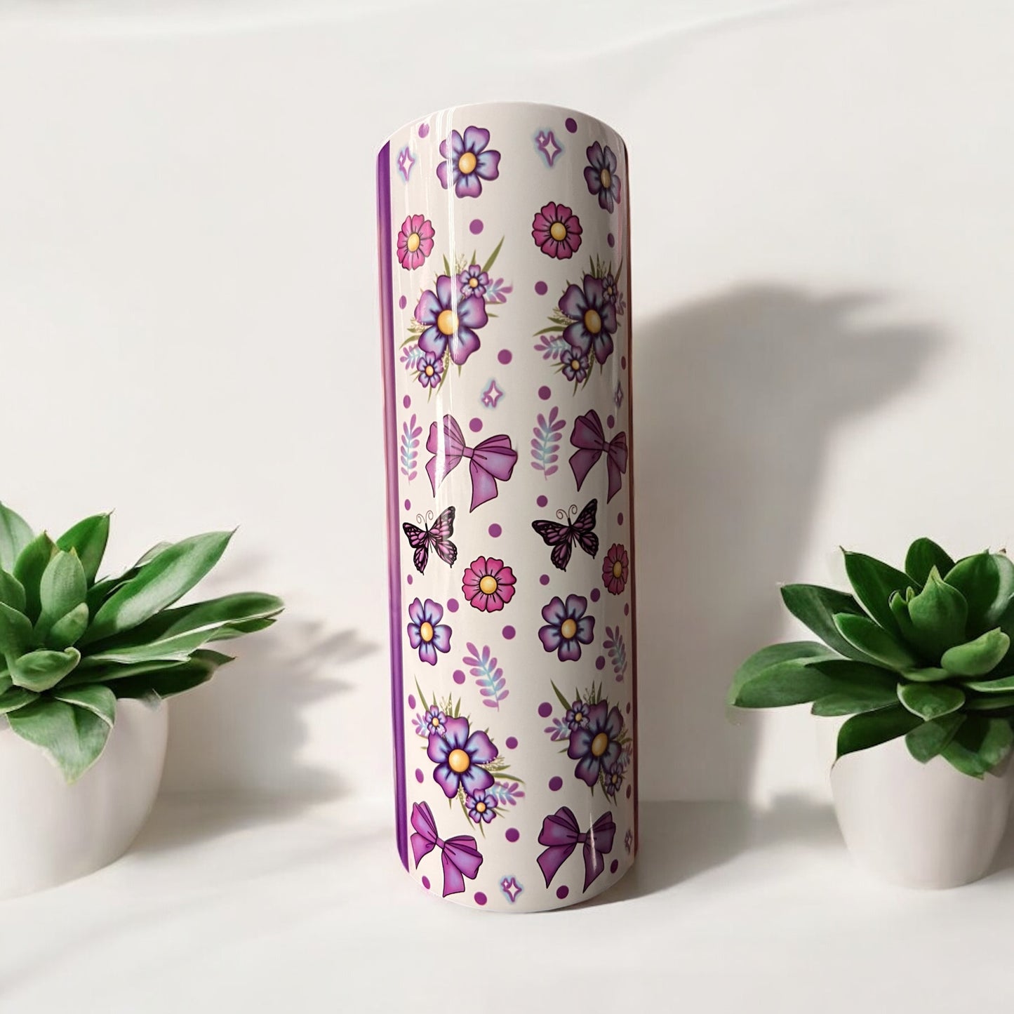 Purple highland cow mug & Tumbler set