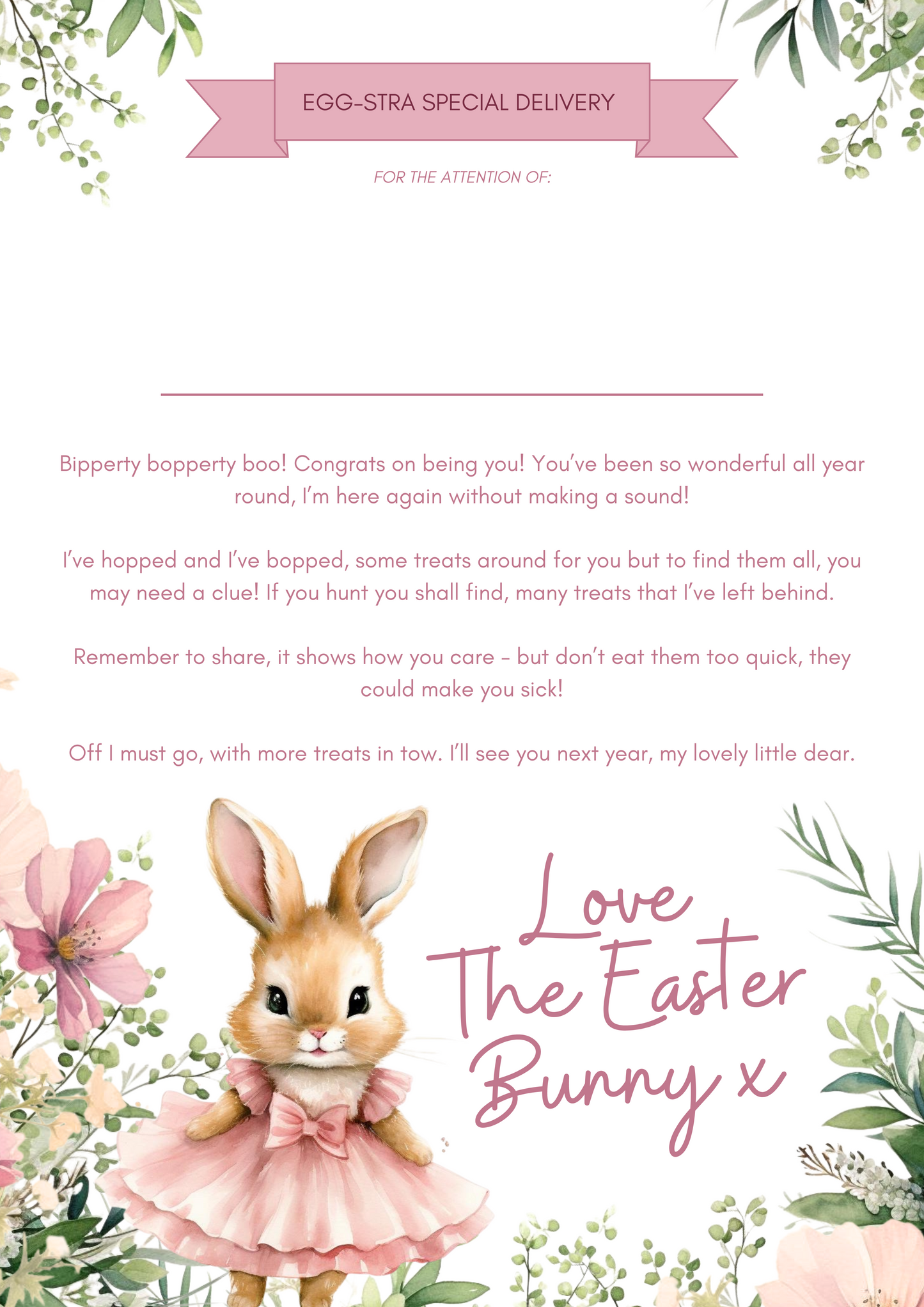 Easter Certificates