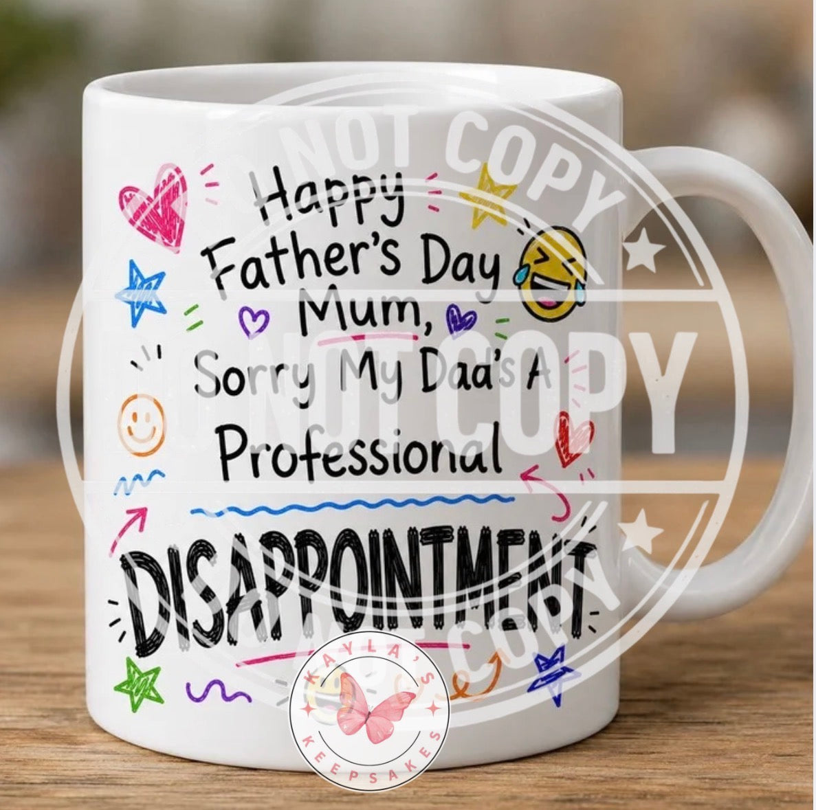 Funny/sweary Father’s Day mugs for mums