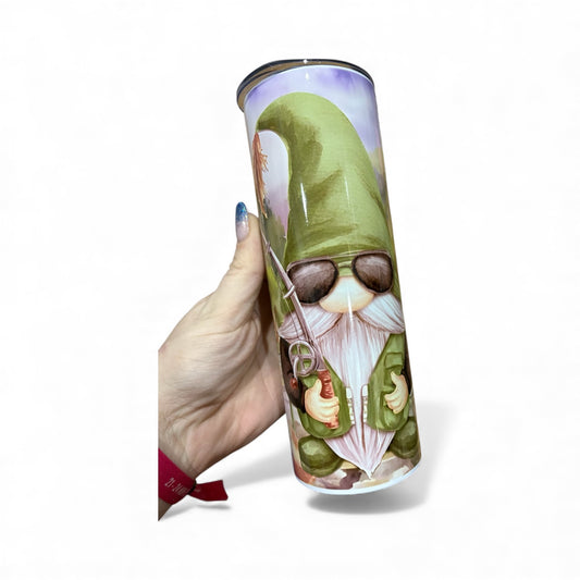 Fishing Gnome Tumbler