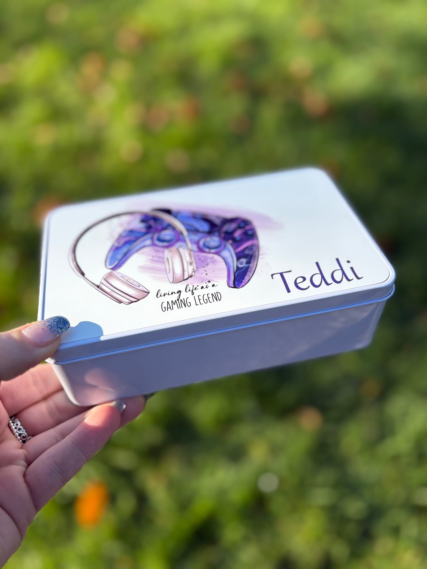 Gaming snack tin
