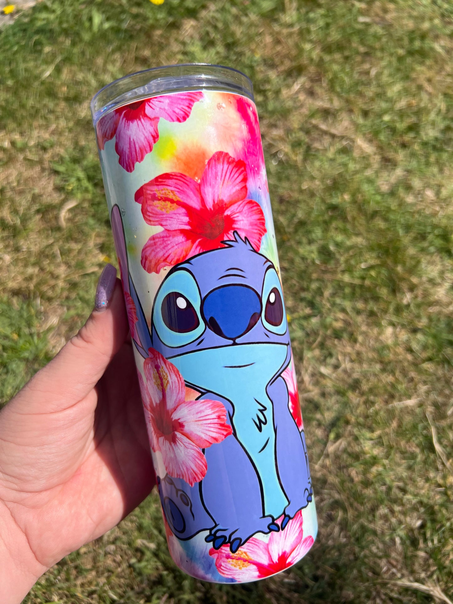 20oz Floral Stitch Tumbler