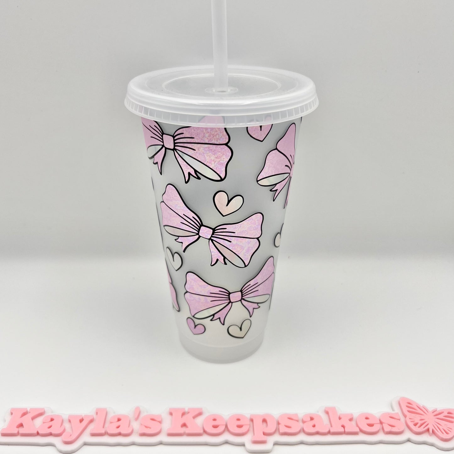 Bow Cold Cup with or without blinged lid