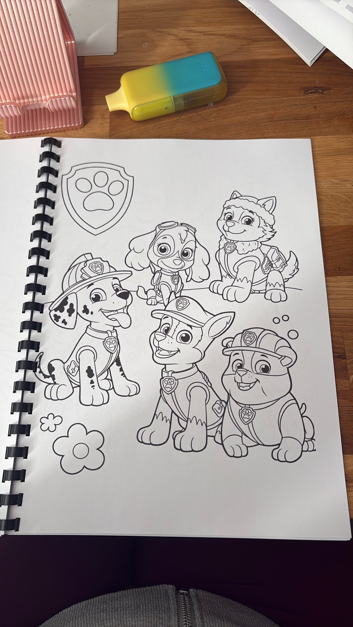 Personalised Rescue Pups Colouring Book | 25 Pages